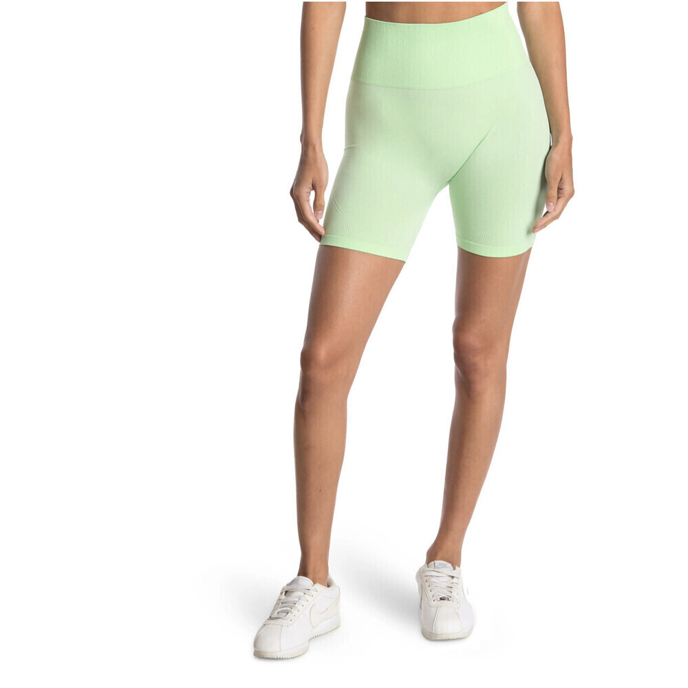 Z By Zella Women's Seamless Bike Shorts In Light Green Size XS